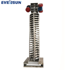 Stainless Steel304 Vertical Spiral Dry Elevator Conveyor For Cocoa Powder Cooling