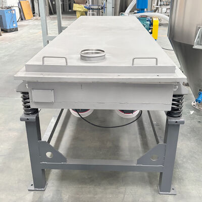 Linear Vibrating Screen offering stable and operation with simple compact design for dry material screening applications