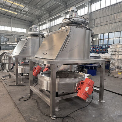 Bulk Bag Unloader equipped with dust removal system for clean unloading of powdery and granular materials in industrial