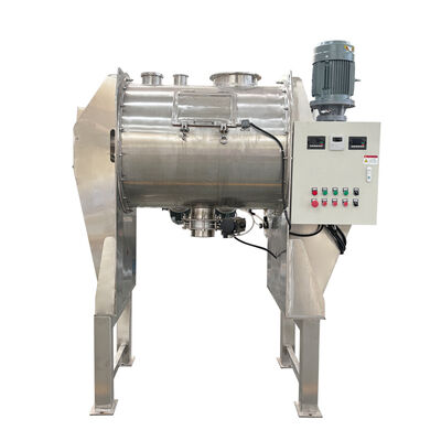 PLC制御システムと空気圧排出機能を備えたステンレス鋼製プラウミキサー（工業用混合用）