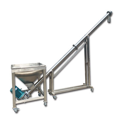 アウガー・スクリュー・コンベヤー 安定した方向性のある材料移動のために螺旋刃を使用する連続輸送機械