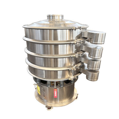 粒状および粉末状材料のふるい分けのための三次元運動軌道を特徴とする振動ふるい機